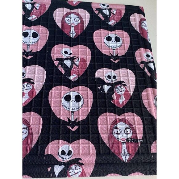 Nightmare Before Christmas Jack Sally Valentines Rubber Outdoor Mat 18x30” NEW - Picture 3 of 12